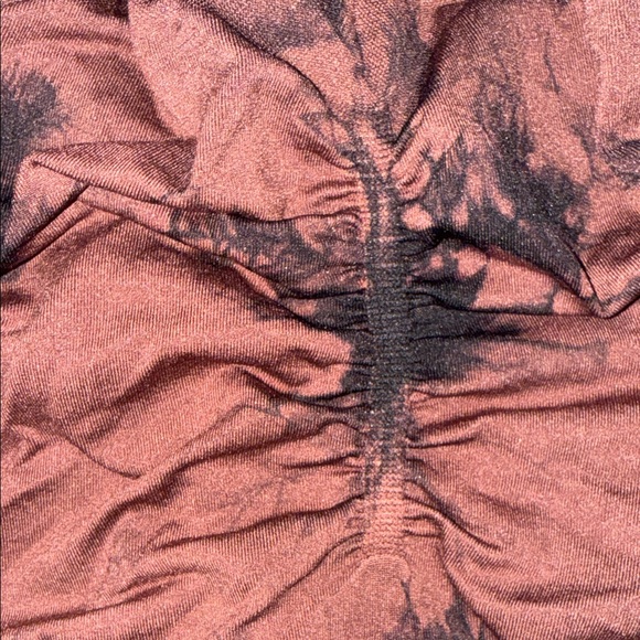 Tie-Dye Brown and Black Shorts - Picture 6 of 6